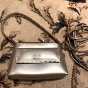 Small metallic purse